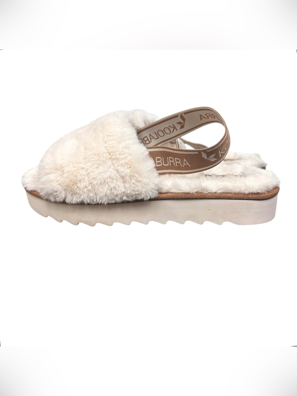 Koolaburra by UGG Fuzz'n ll Plush Faux-Fur Slide Slipper Sandals Size 9 - Picture 7 of 10